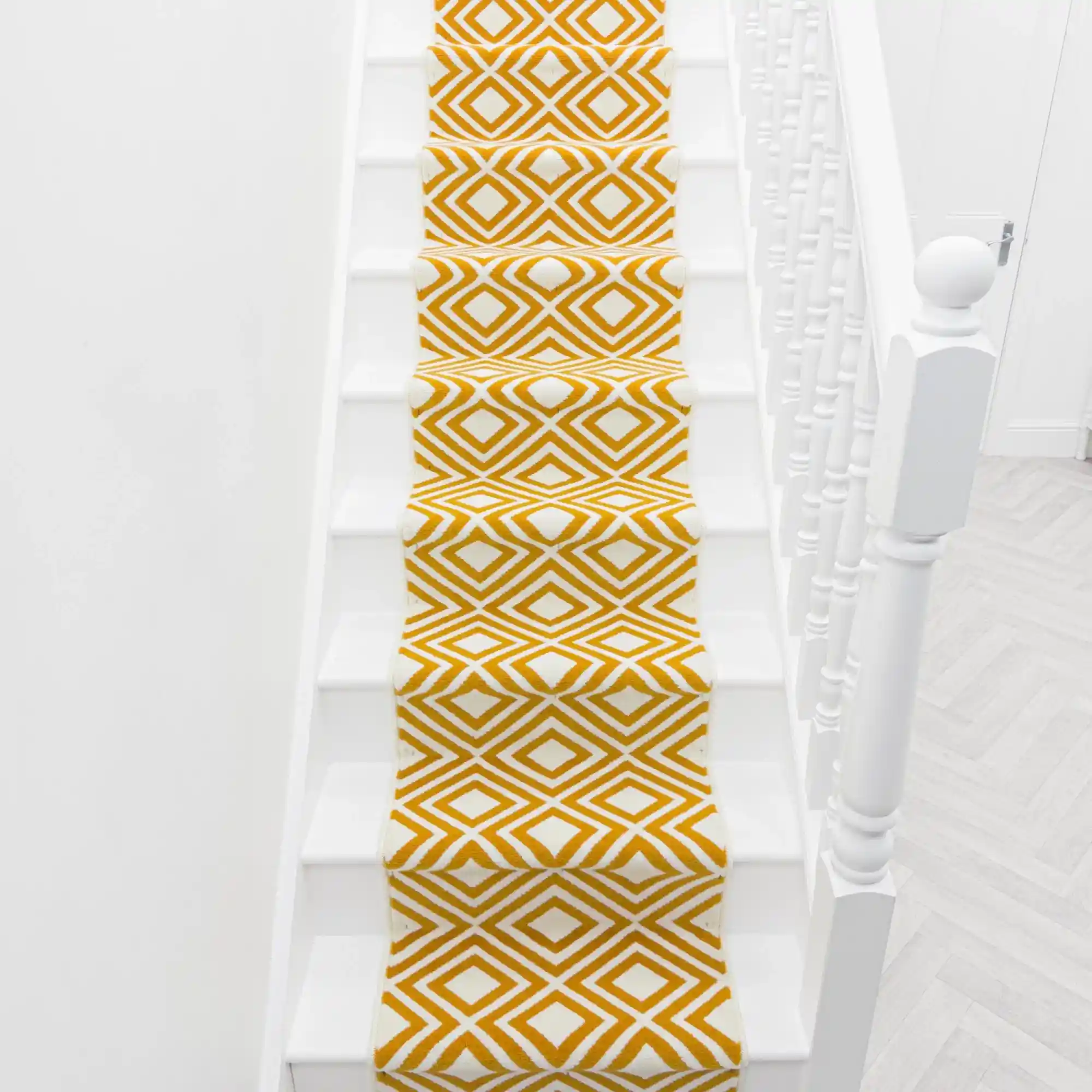 Kilim Ochre Stair Runner Carpet