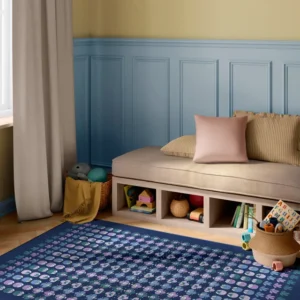Ditzy Daisy Navy Rug