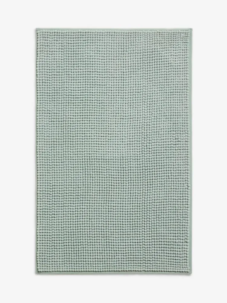 Light Sage Green Bobble Bath Mat - Image 3