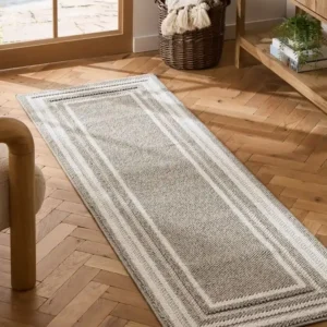 Natural Albie Bobble Border Runner