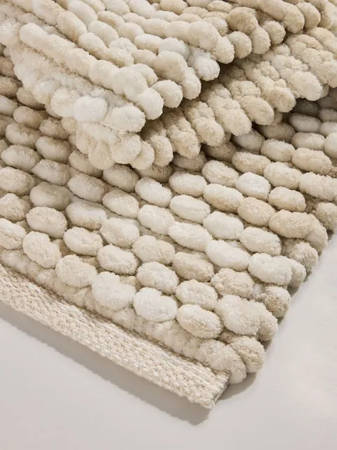 Natural Giant Bobble Runner Bath Mat - Image 3