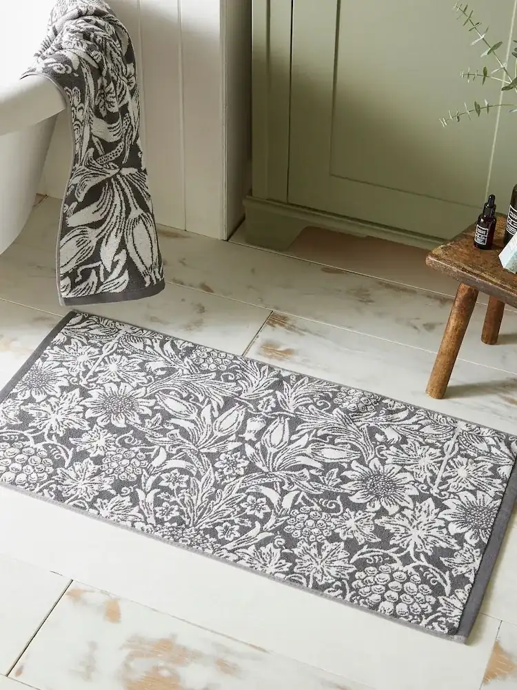 William Morris At Home Iron Sunflower Bath Mat